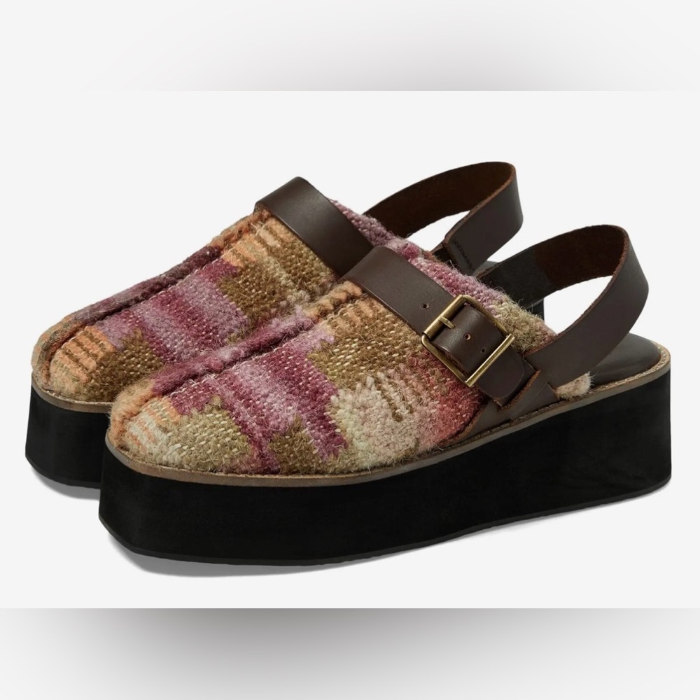 Free People Multicolor Platform Mules - Picture 2 of 12